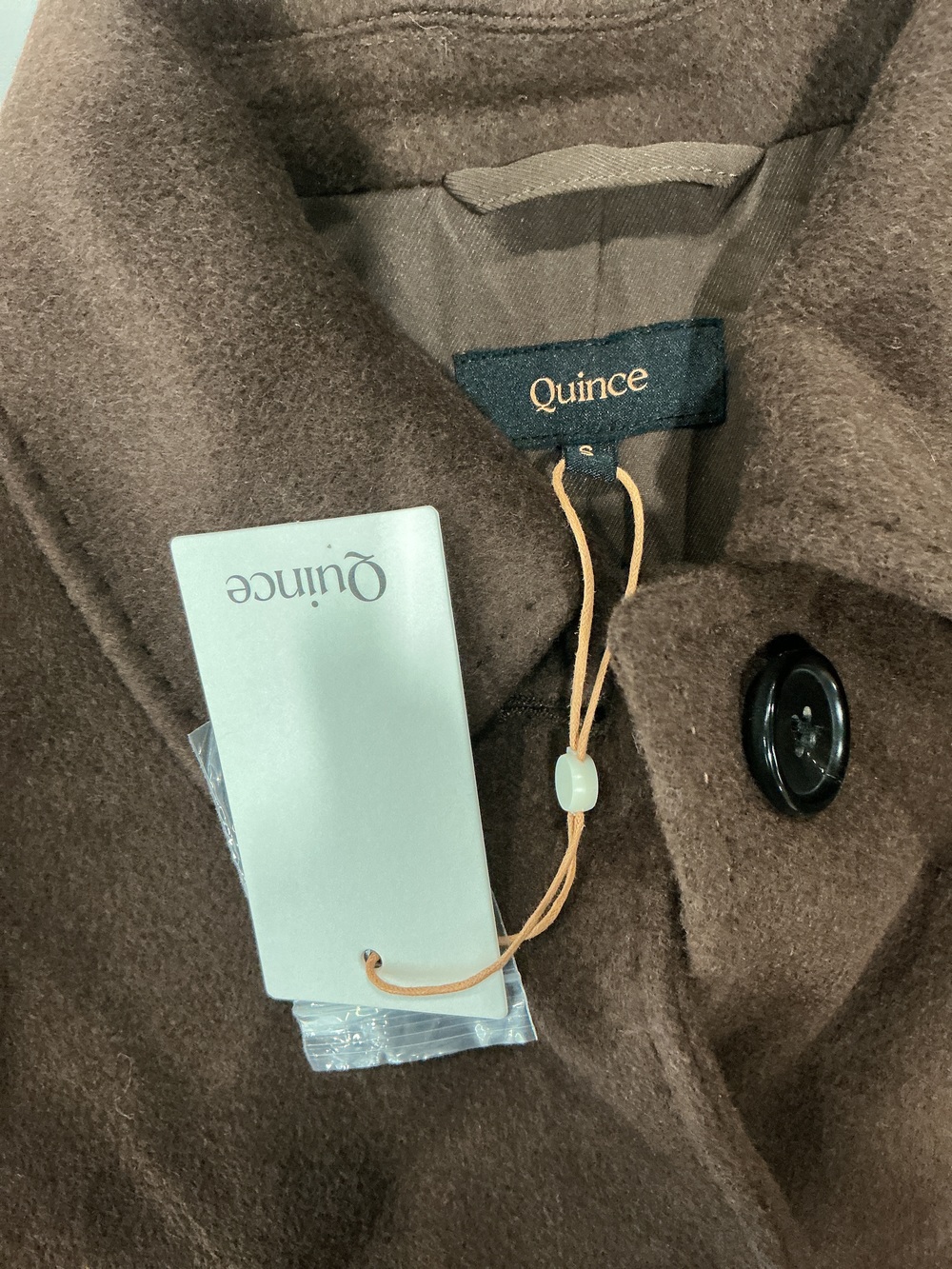 Wool Cashmere Short Coat - Picture 3 of 3
